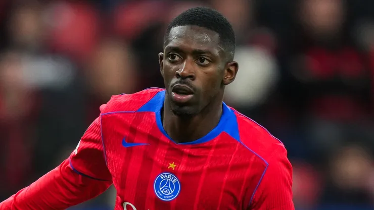 Ousmane Dembele of Paris Saint-Germain at BayArena.