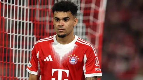 Luis Diaz during a game with Bayern Munich.