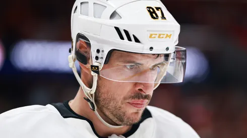 Sidney Crosby at Amerant Bank Arena on October 23, 2025 in Sunrise, Florida.