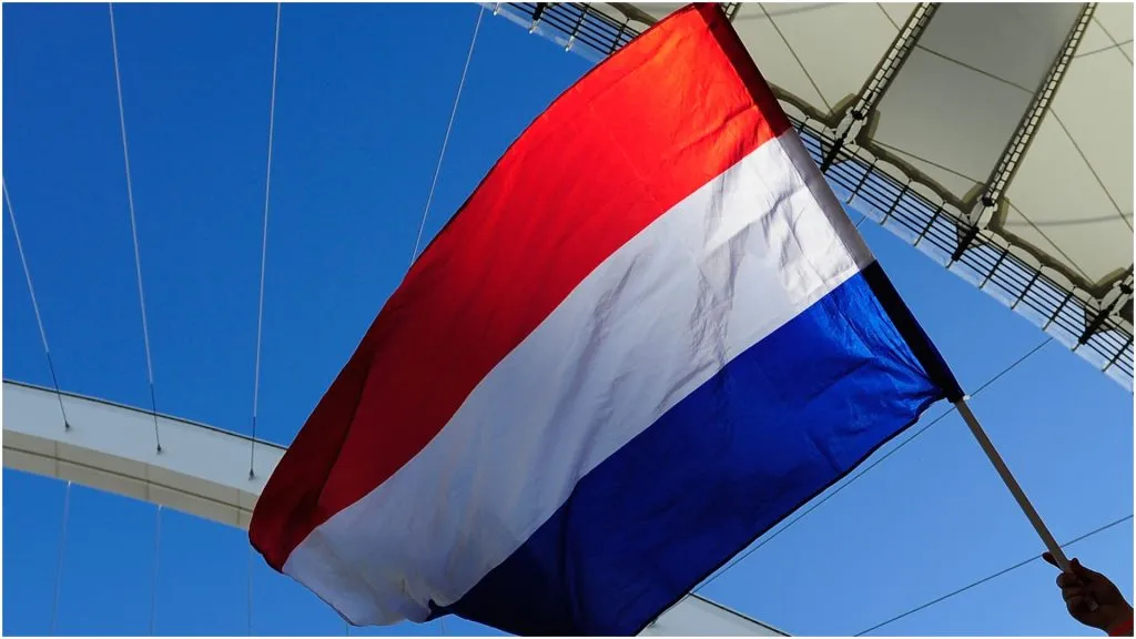 Netherlands fan waves a flag – Stuart Franklin/Getty Images