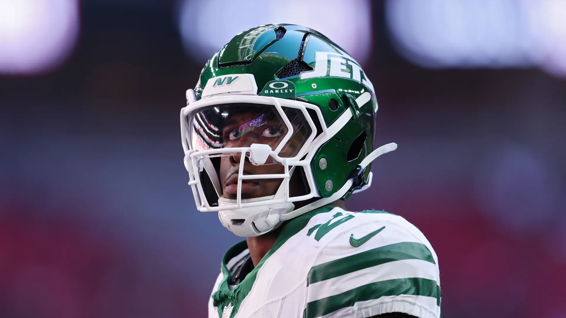 Breece Hall, running back for the New York Jets