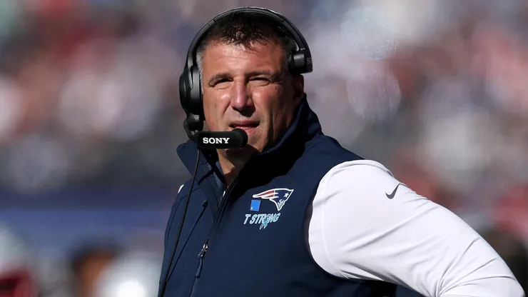Head coach Mike Vrabel of the New England Patriots.