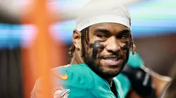 Tua Tagovailoa #1 of the Miami Dolphins.