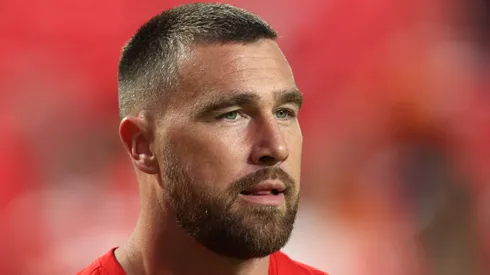 Travis Kelce tight end of the Kansas City Chiefs