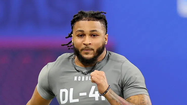 Marshawn Kneeland during the 2024 NFL Combine