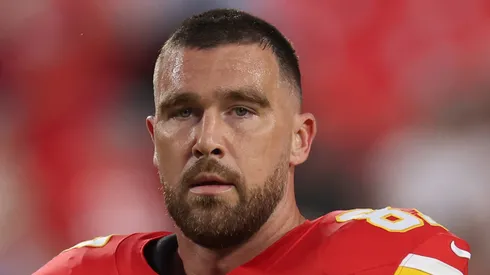 Travis Kelce tight end of the Kansas City Chiefs