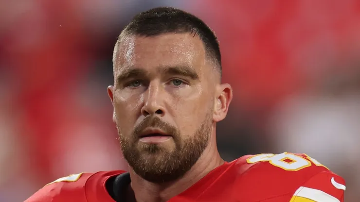 Travis Kelce tight end of the Kansas City Chiefs