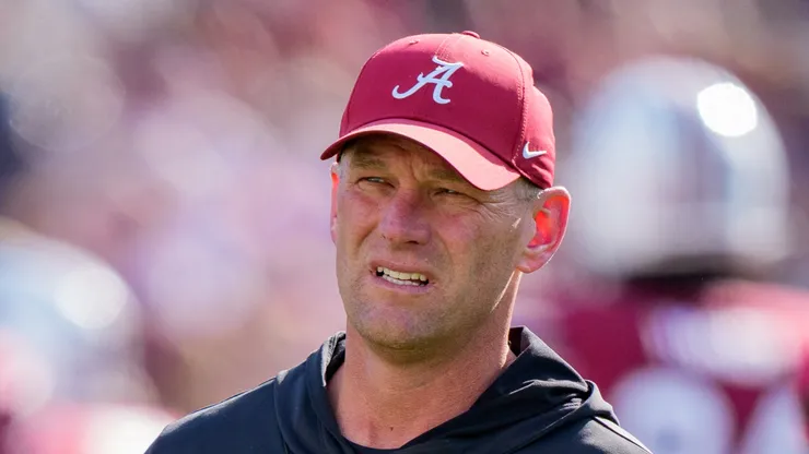 Kalen Deboer at Williams-Brice Stadium on October 25, 2025 in Columbia, South Carolina.