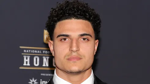 Jaelan Phillips at Symphony Hall on February 09, 2023 in Phoenix, Arizona.