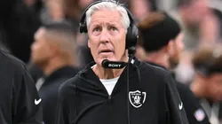 Head coach Pete Carroll of the Las Vegas Raiders
