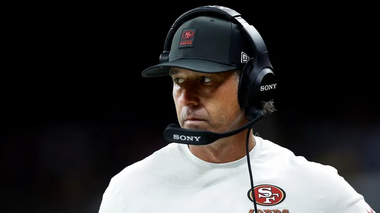 Head coach Kyle Shanahan of the San Francisco 49ers.