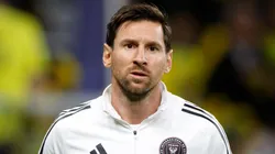 Lionel Messi prior to Game 2 of MLS Cup Playoffs vs Nashville.