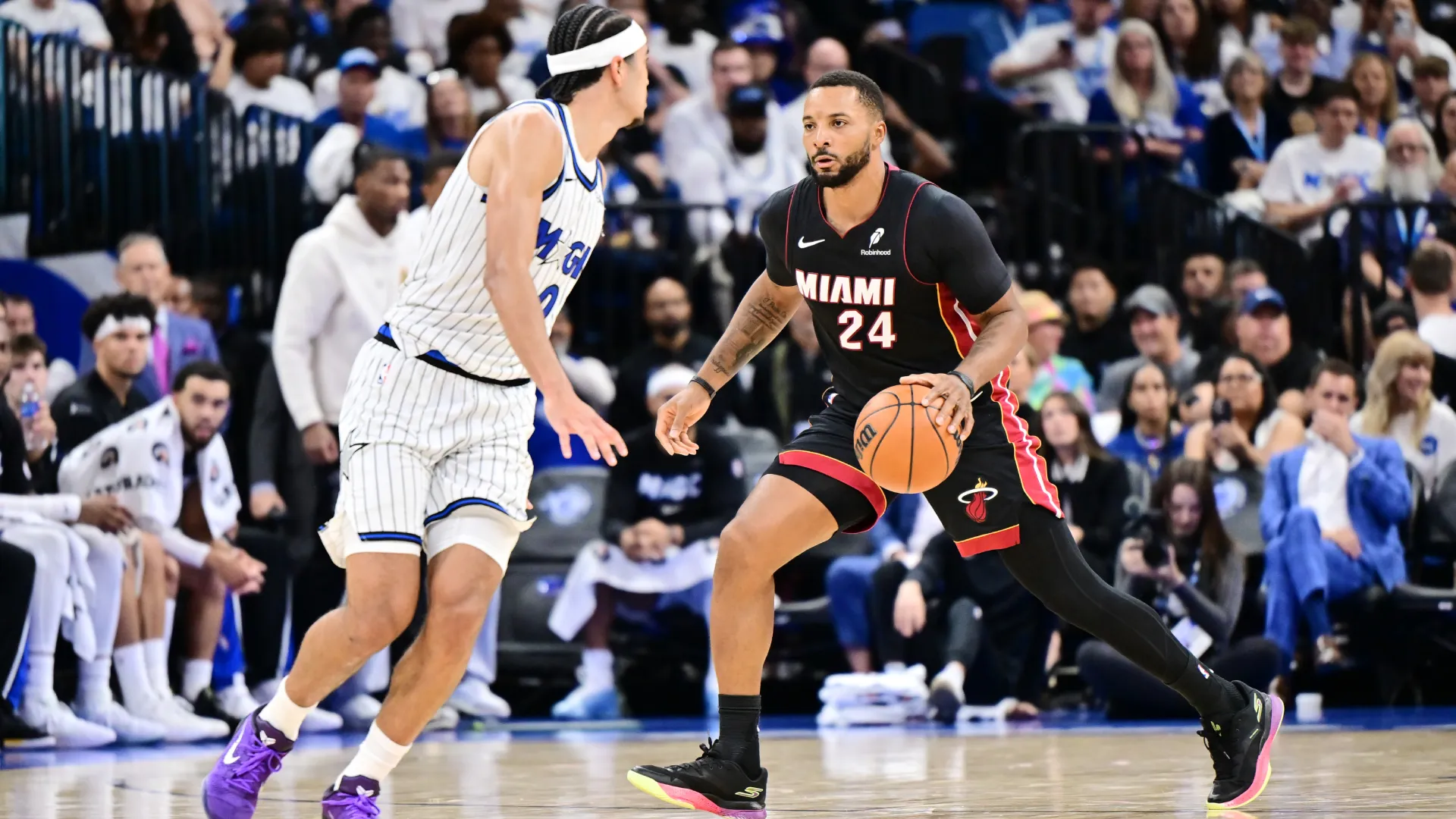 Norman Powell is injoying a hot start with the Miami Heat. (Getty Images)