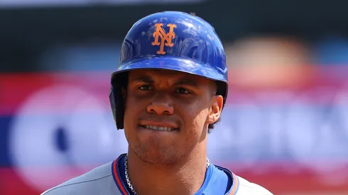 Juan Soto plays against the Detroit Tigers on September 03, 2025 in Detroit.