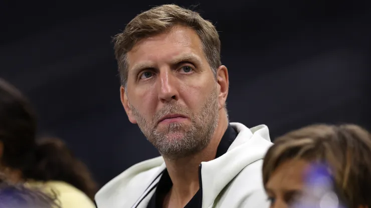 Dirk Nowitzki attends to the ATP 500 Dallas Open.