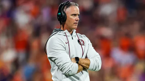 Head Coach Mike Norvell of the Florida State Seminoles.