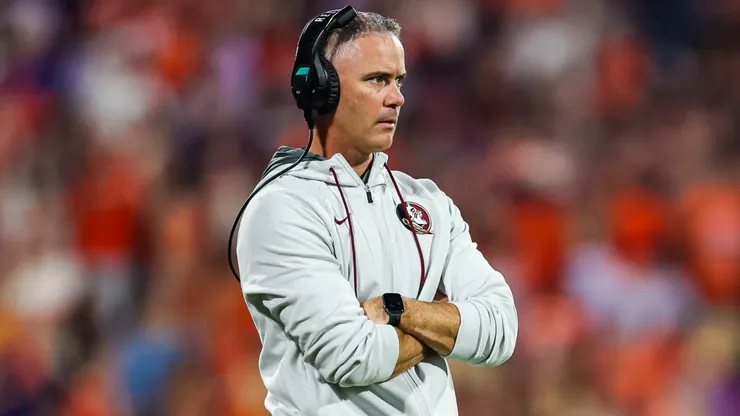 Head Coach Mike Norvell of the Florida State Seminoles.
