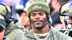 Lamar Jackson #8 of the Baltimore Ravens.