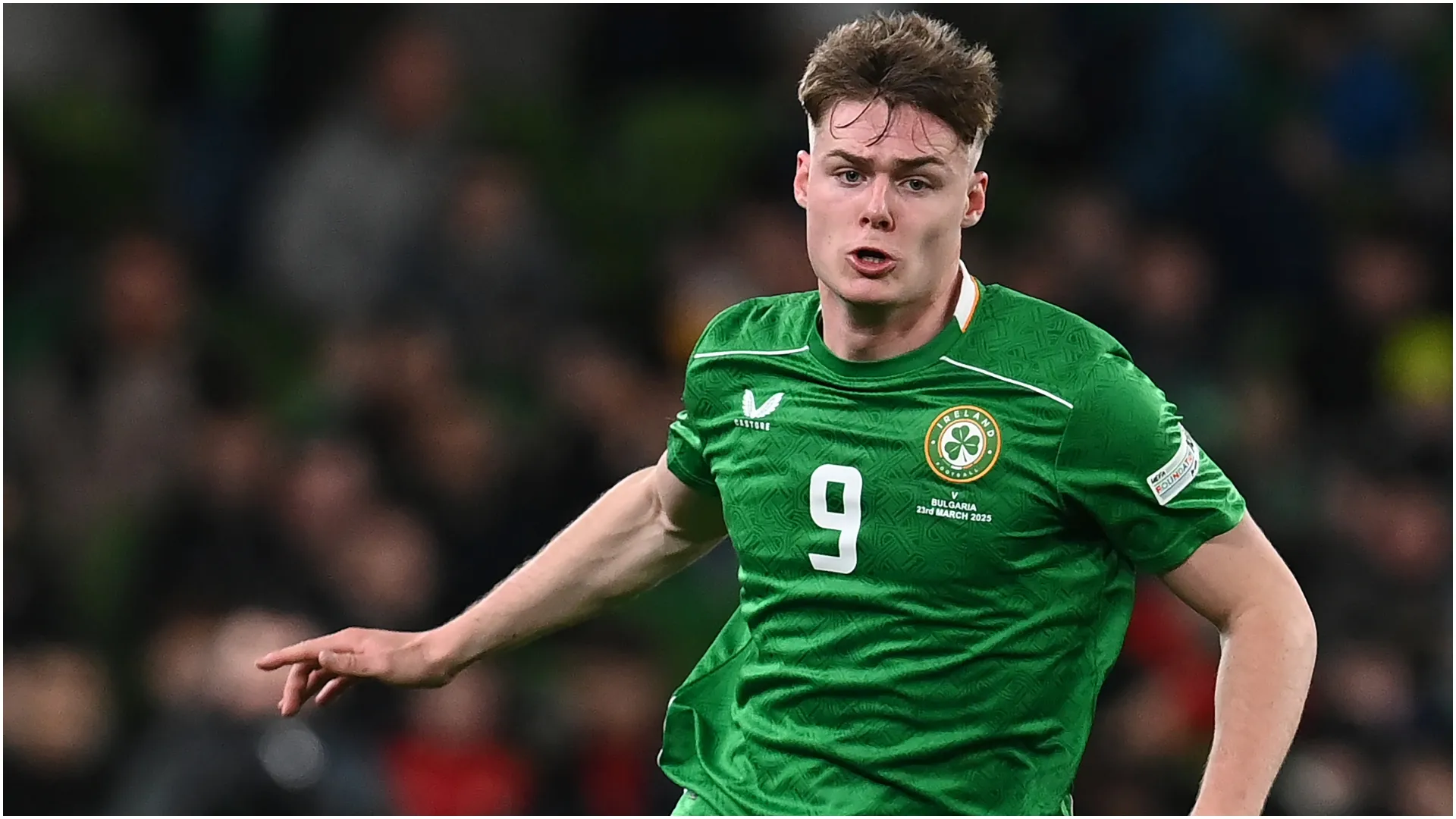 Evan Ferguson of Republic of Ireland – Charles McQuillan/Getty Images