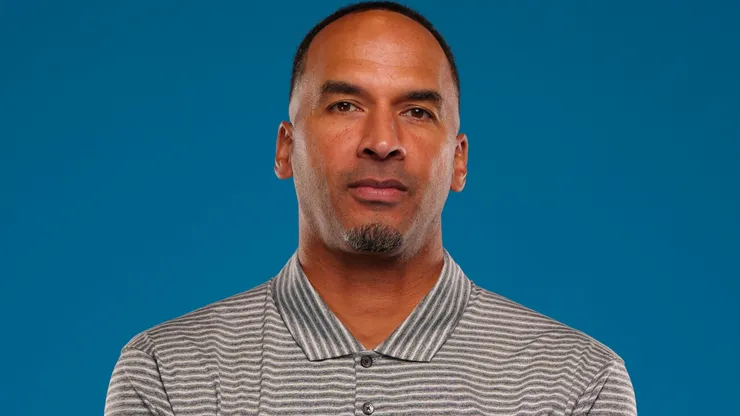 General manager Nico Harrison of the Dallas Mavericks poses.