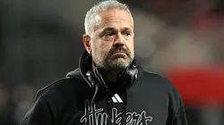 Head coach Matt Rhule of the Nebraska Cornhuskers.