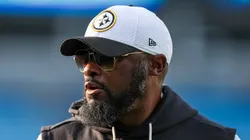 Mike Tomlin before a game against Panthers.