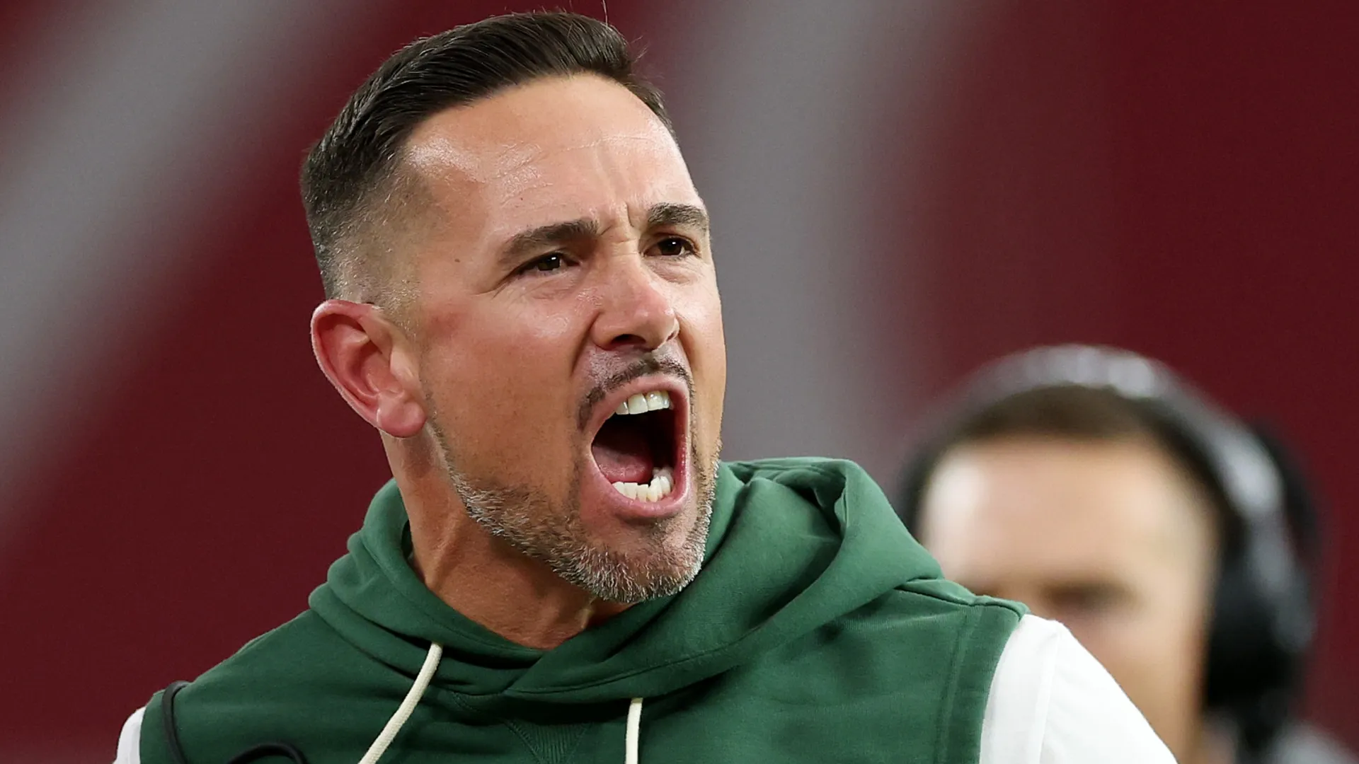 Head coach Matt Lafleur of the Green Bay Packers