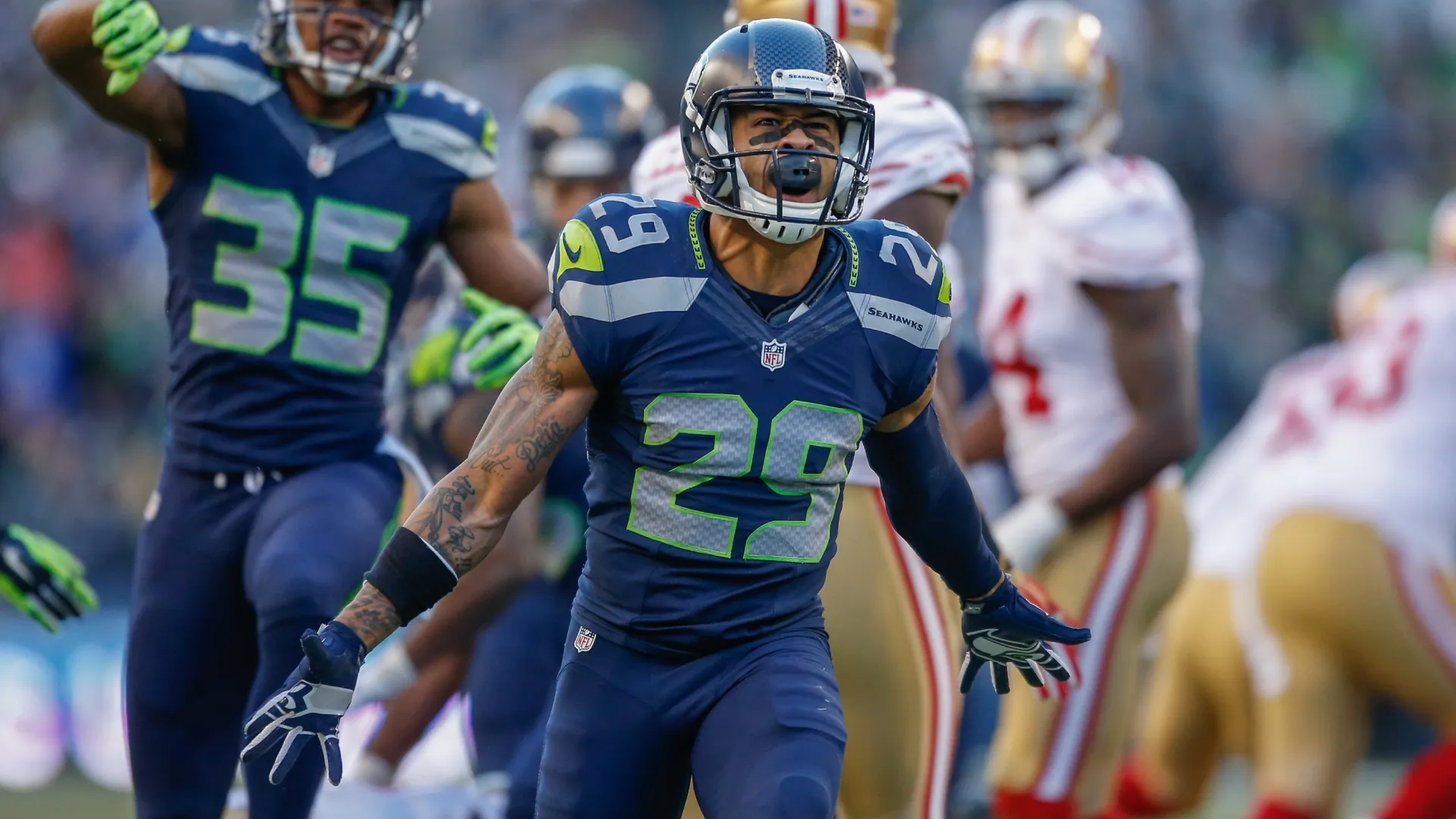 Earl Thomas (Source: Otto Greule Jr/Getty Images)
