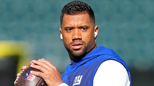 Russell Wilson #3 of the New York Giants.