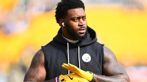 DK Metcalf #4 of the Pittsburgh Steelers.