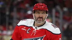 Alex Ovechkin at Capital One Arena on October 17, 2025 in Washington, DC.