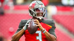 Jameis Winston #3 of the Tampa Bay Buccaneers in 2019.