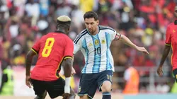 Lionel Messi of Argentina and Maestro of Angola.