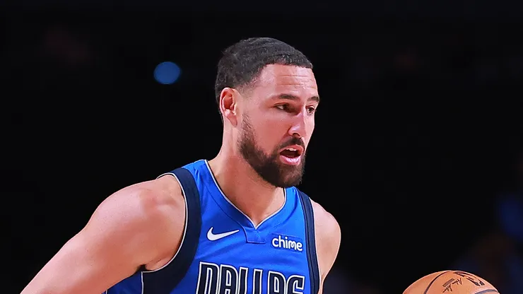 Klay Thompson #31 of the Dallas Mavericks