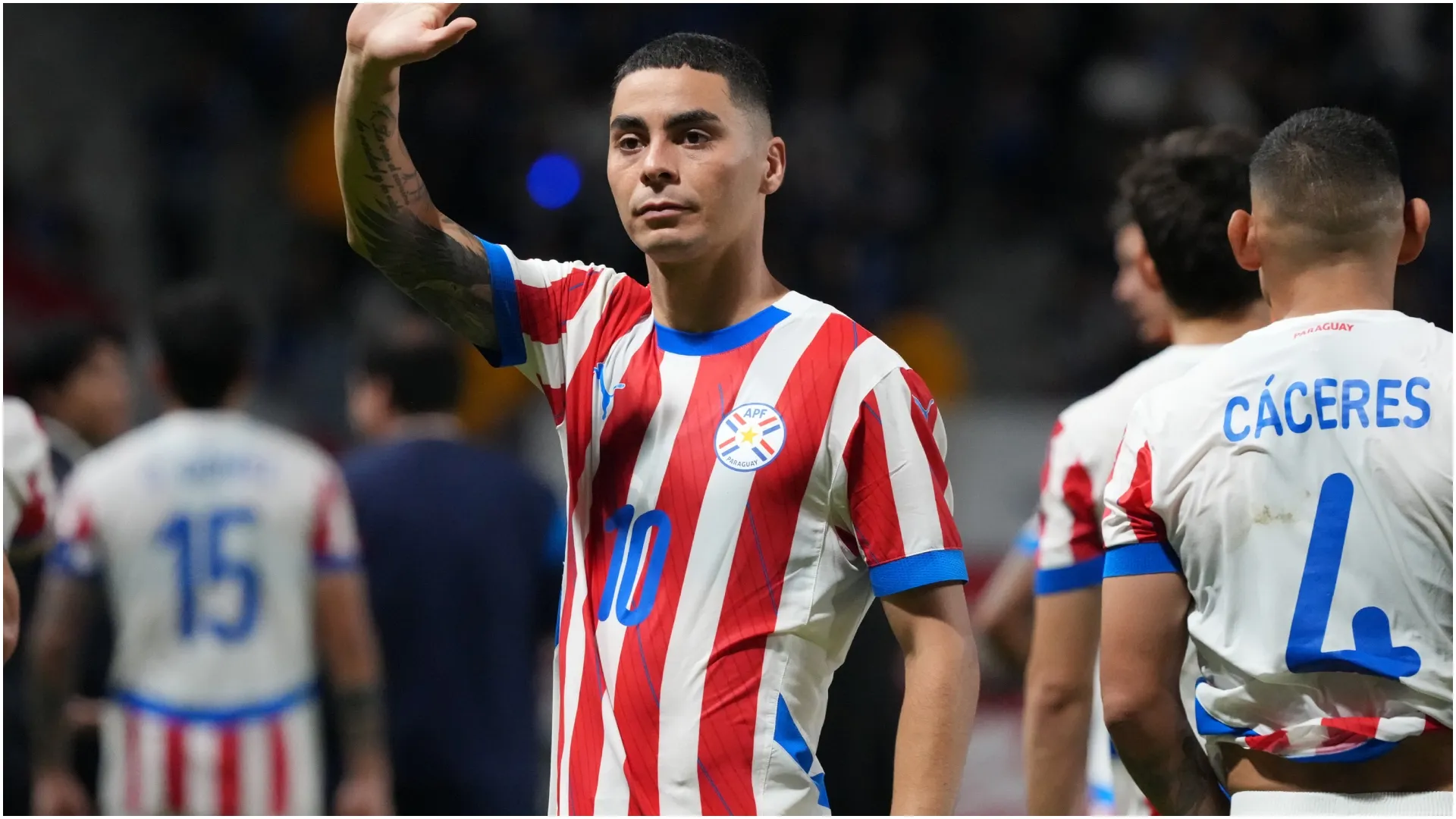 Miguel Almiron of Paraguay – Koji Watanabe/Getty Images