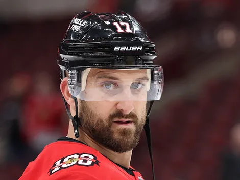 Why didn’t Nick Foligno return to the Blackhawks–Maple Leafs game?