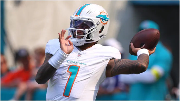 Tua Tagovailoa of the Miami Dolphins