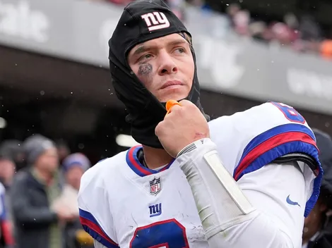 Why is Jaxson Dart not playing today and why is Jameis Winston starting for Giants vs Packers instead of Russell Wilson?