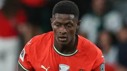 Nuno Mendes of Portugal during a FIFA World Cup 2026 qualifier match.