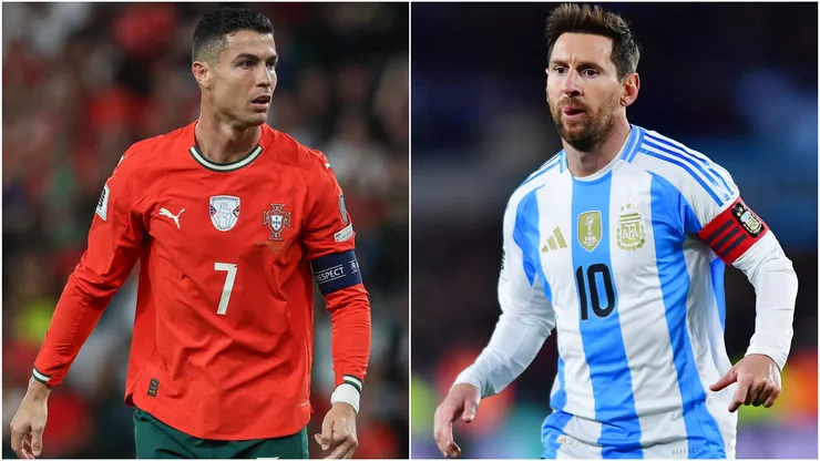 Cristiano Ronaldo of Portugal and Lionel Messi of Argentina.