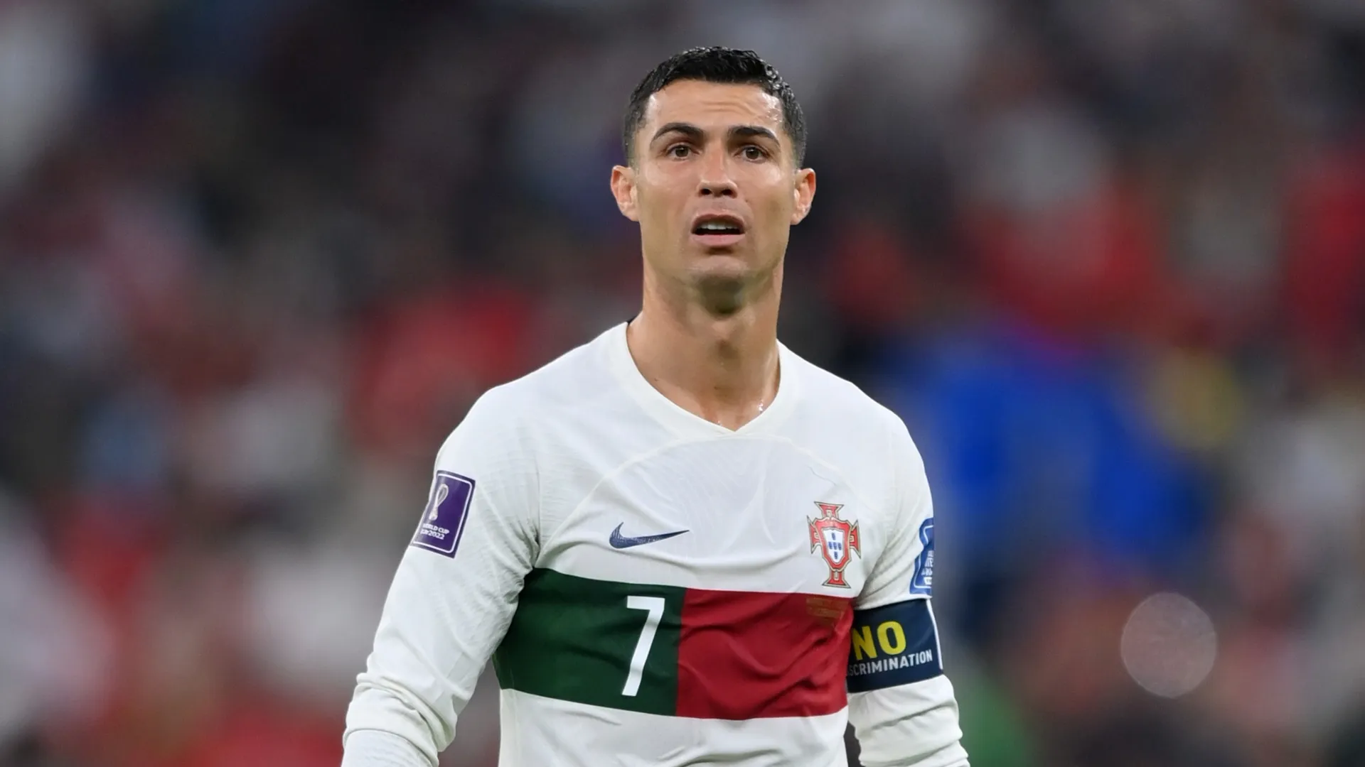 Cristiano Ronaldo during the 2022 World Cup.