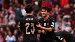 Joao Neves and Vitinha of Portugal.