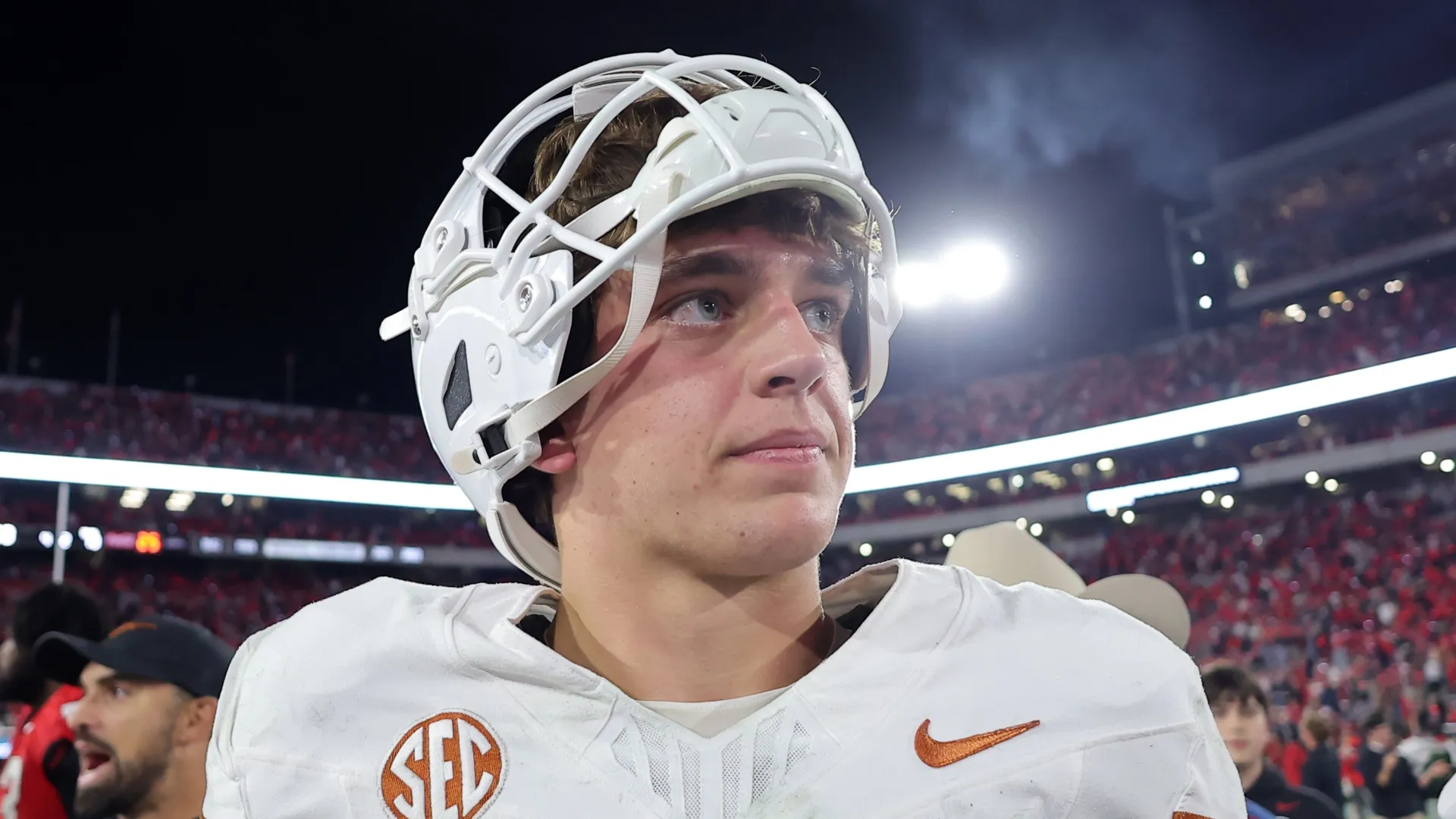 Arch Manning after the game