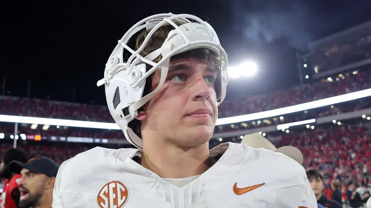 Arch Manning at Sanford Stadium on November 15, 2025 in Athens, Georgia.