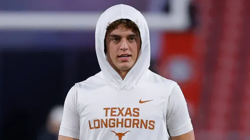 Arch Manning at Sanford Stadium on November 15, 2025 in Athens, Georgia.