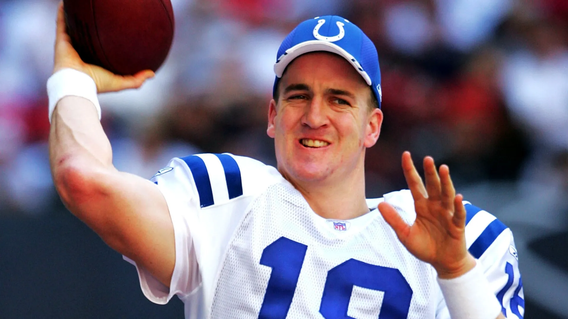 Peyton Manning (Source: Matthew Stockman/Getty Images)