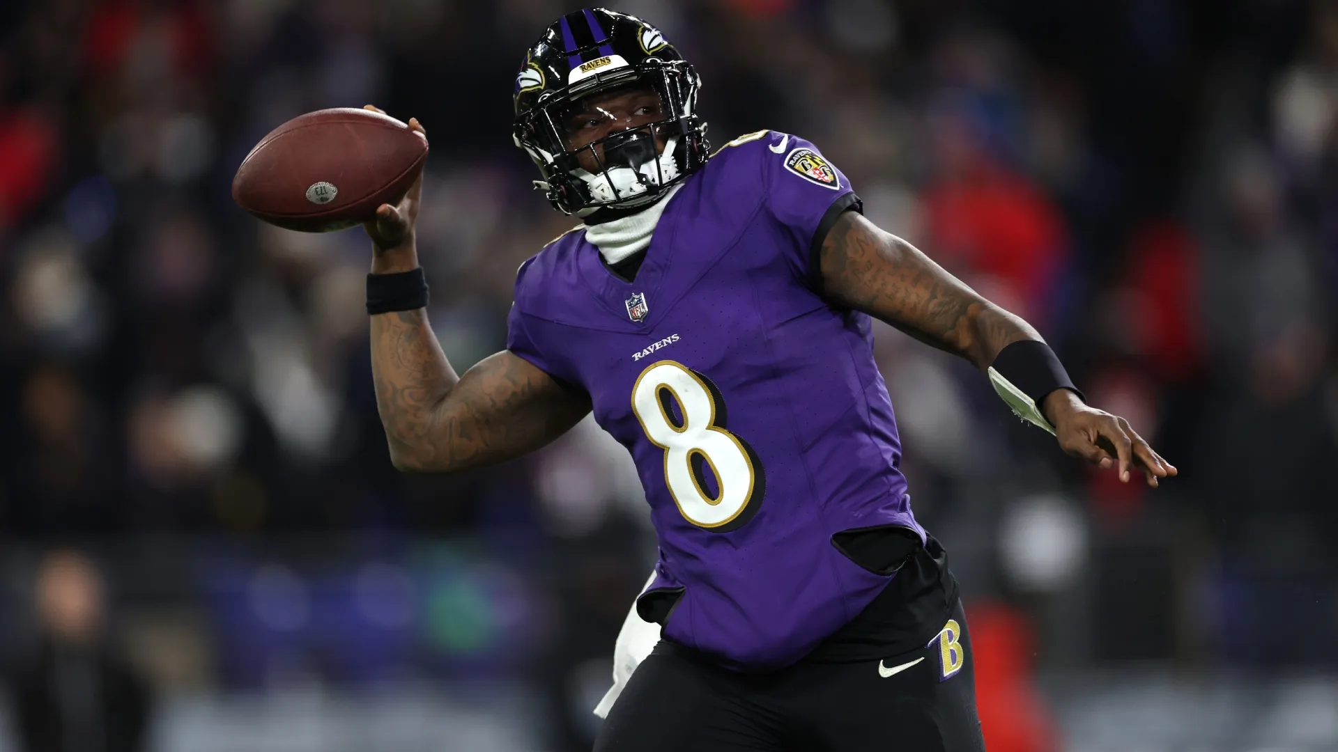 Lamar Jackson (Source: Patrick Smith/Getty Images)
