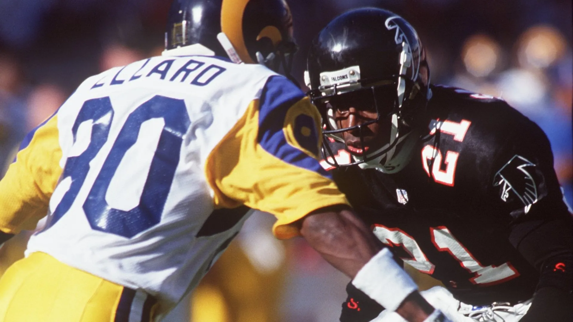 Deion Sanders (Source: Otto Greule/ALLSPORT)