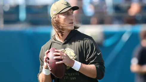 Trevor Lawrence #16 of the Jacksonville Jaguars.