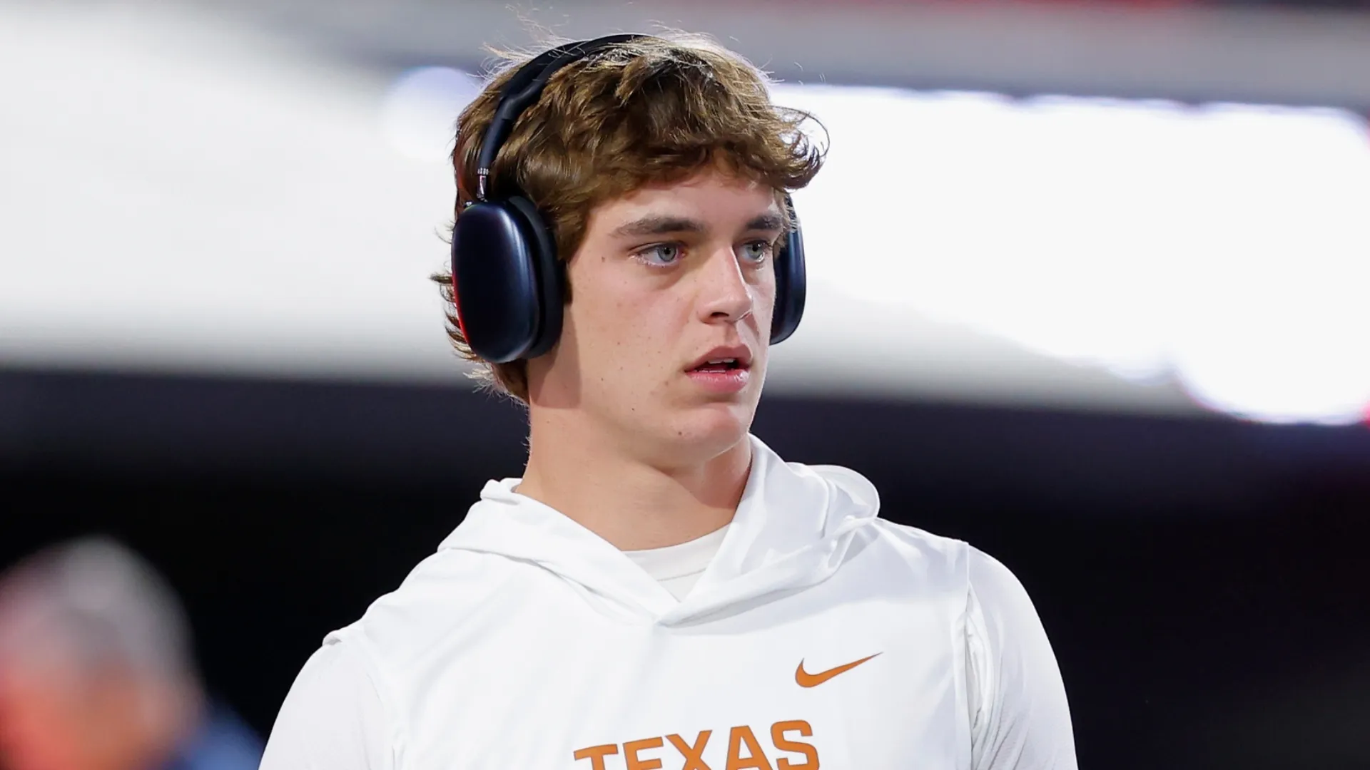 Arch Manning of the Texas Longhorns